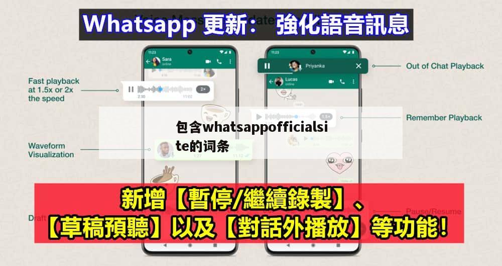 包含whatsappofficialsite的词条